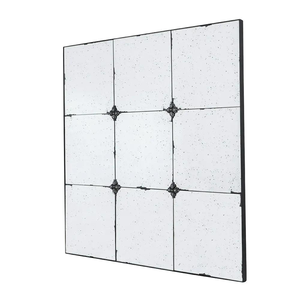 Traditional Decor Style Antique Glass Panel Mirror, Wall Mirror For Bathroom Entryway Console Lean Against Wall by HouseOfZazla