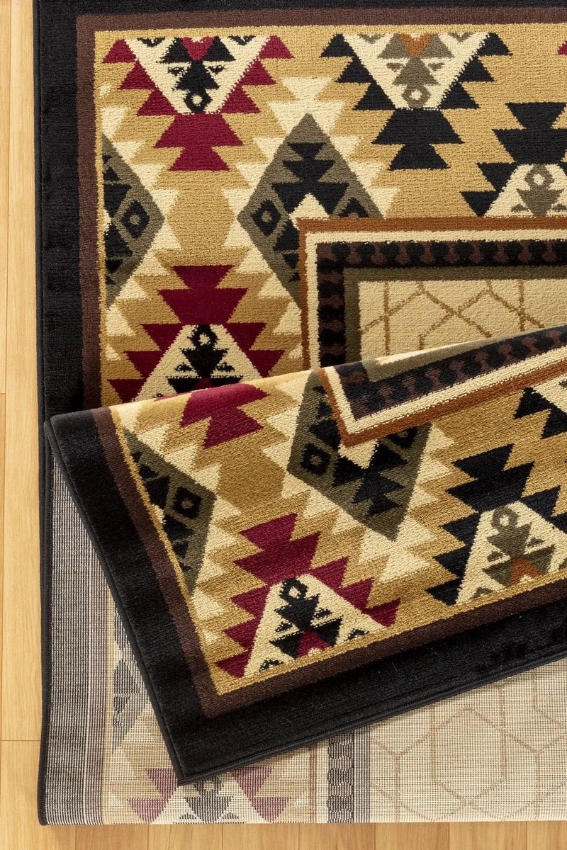 Tribes - 5'3" X 7'3" Polypropylene, Southwest Area Rug - Cream by HouseOfZazla
