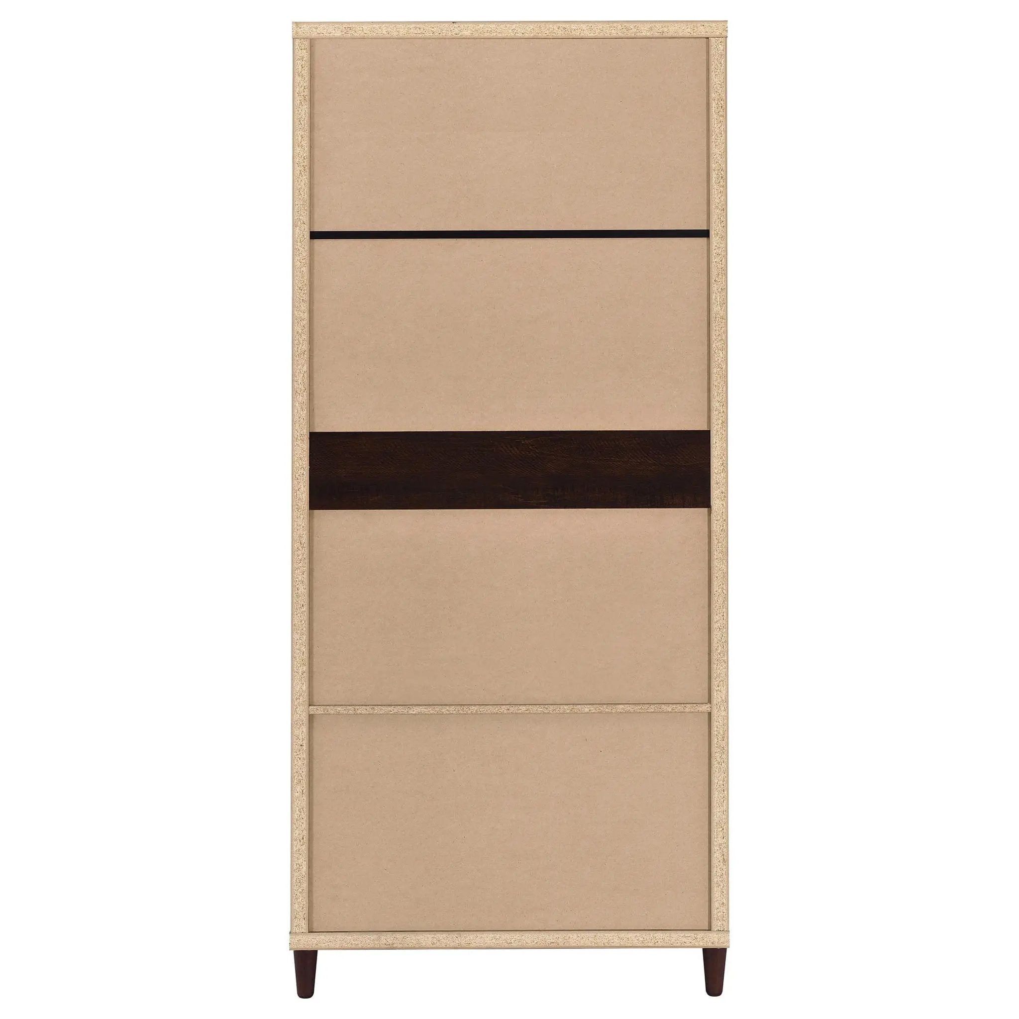 Wadeline 2-door Tall Accent Storage Cabinet Rustic Tobacco by Unique Piece Furniture