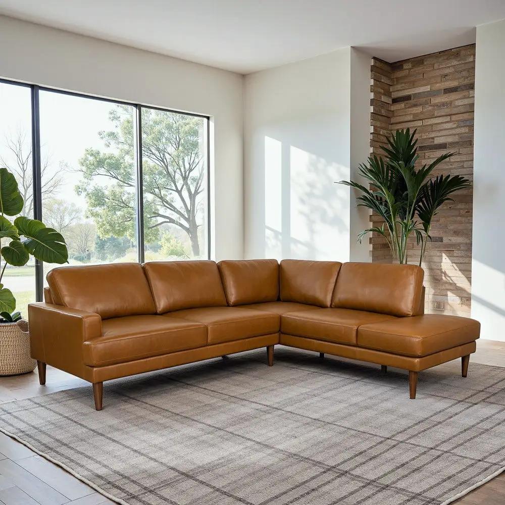Corbin - L-Shaped Sectional Sofa by HouseOfZazla