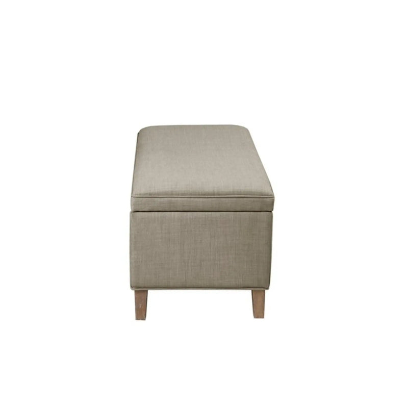 Caymus - Rectangular Soft Close Storage Bench - Light Gray by HouseOfZazla