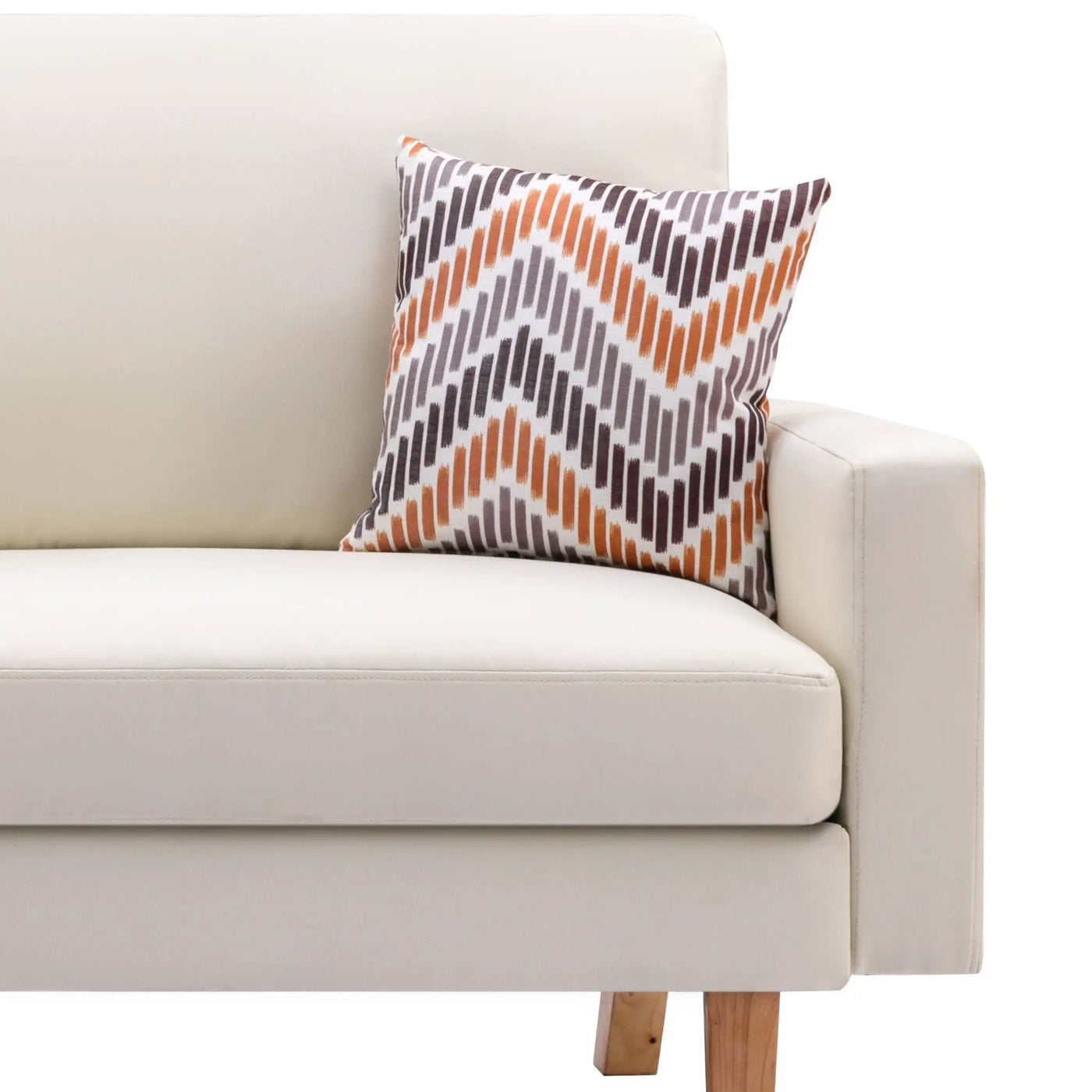 Bahamas - Minimalistic Sofa With 2 Throw Pillows by HouseOfZazla