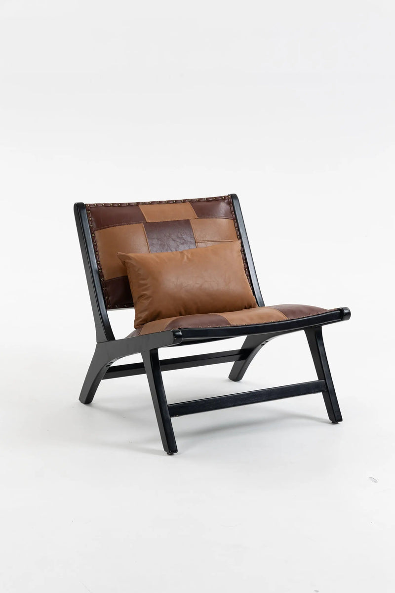 Modern Boho Accent Chair for Living Room, Mid Century Lounge Chair by HouseOfZazla