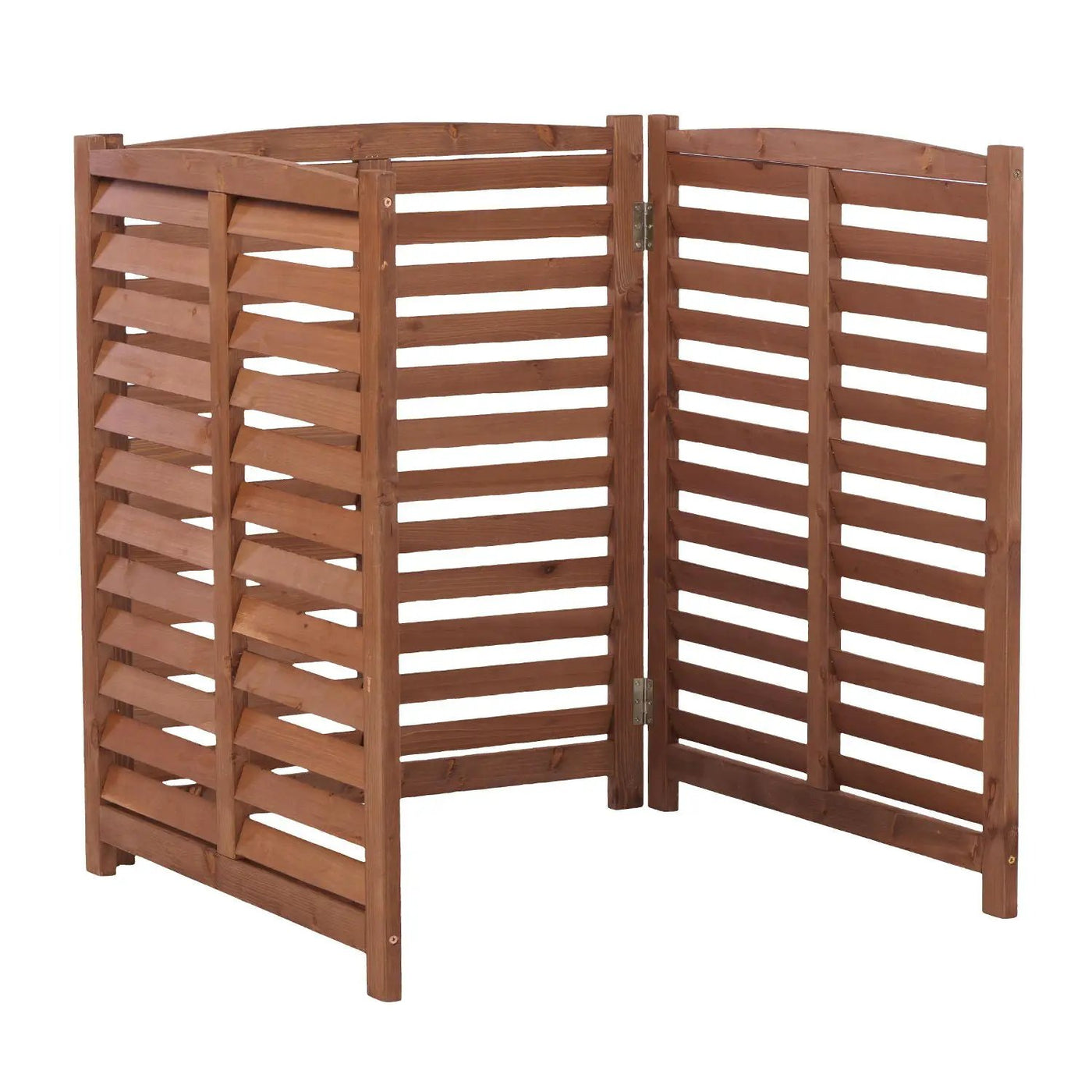 3 Panel Outdoor Wooden Air Conditioner Fence by HouseOfZazla