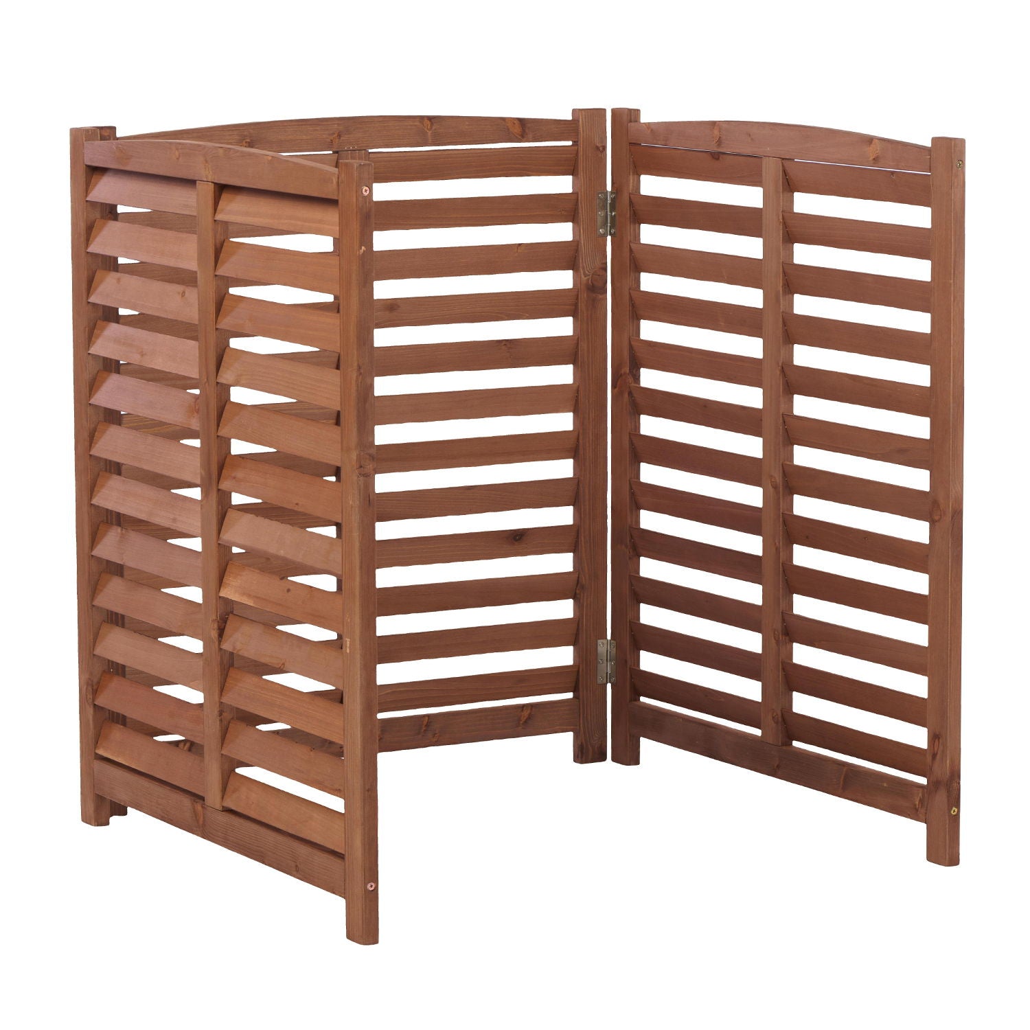 3 Panel Outdoor Wooden Air Conditioner Fence by HouseOfZazla