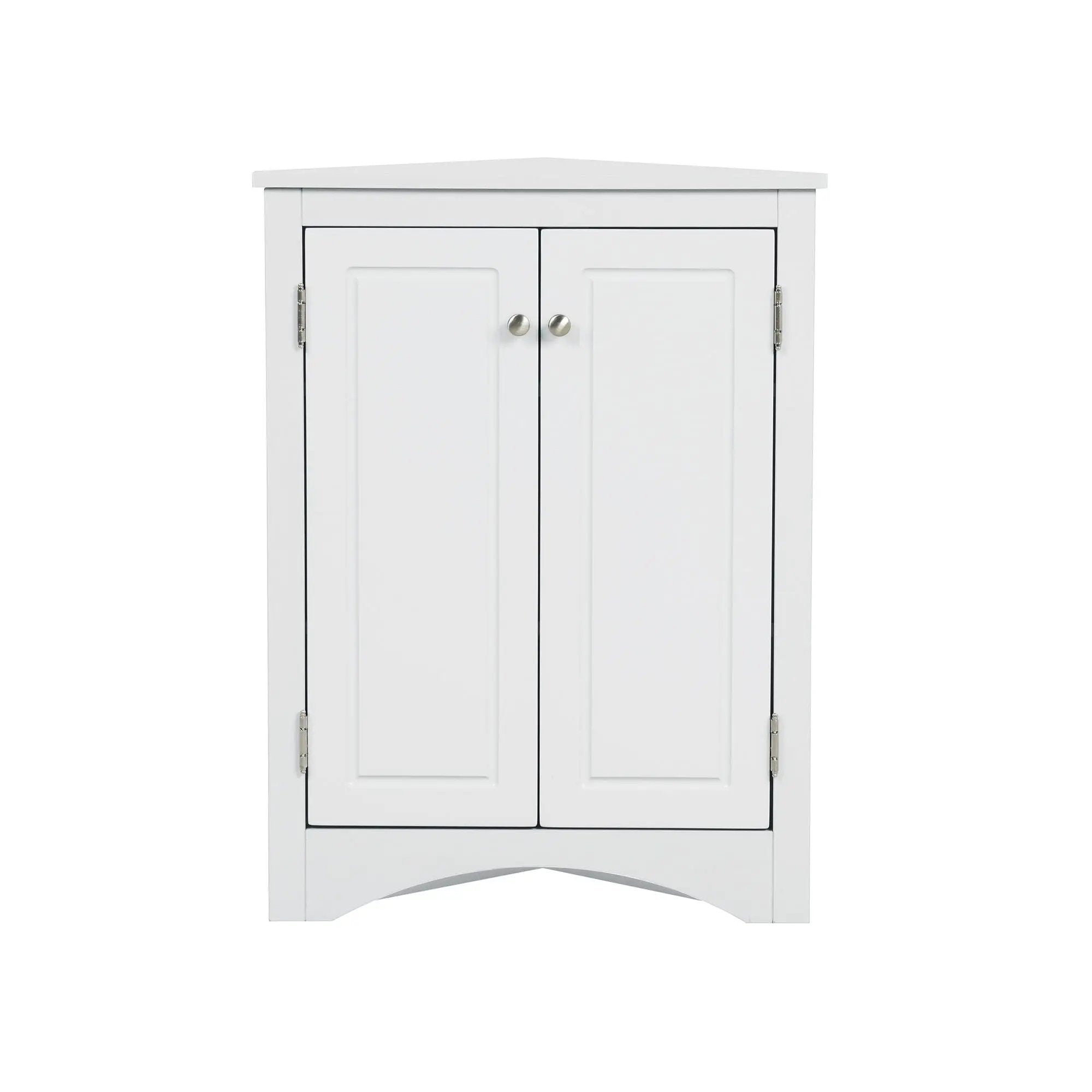 Triangle Bathroom Storage Cabinet With Adjustable Shelves, Freestanding Floor Cabinet For Home Kitchen by HouseOfZazla