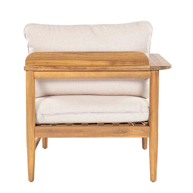 Terassi Outdoor Acacia Wood 4 Seater Sofa by HouseOfZazla