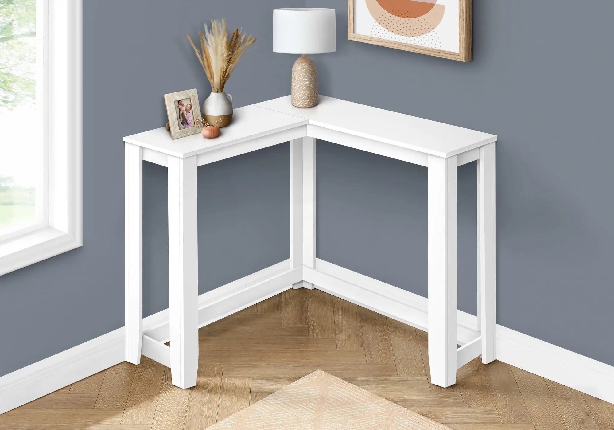 Corner Accent Console Table For Entryway, Unique Design Contemporary & Modern by Unique Piece Furniture