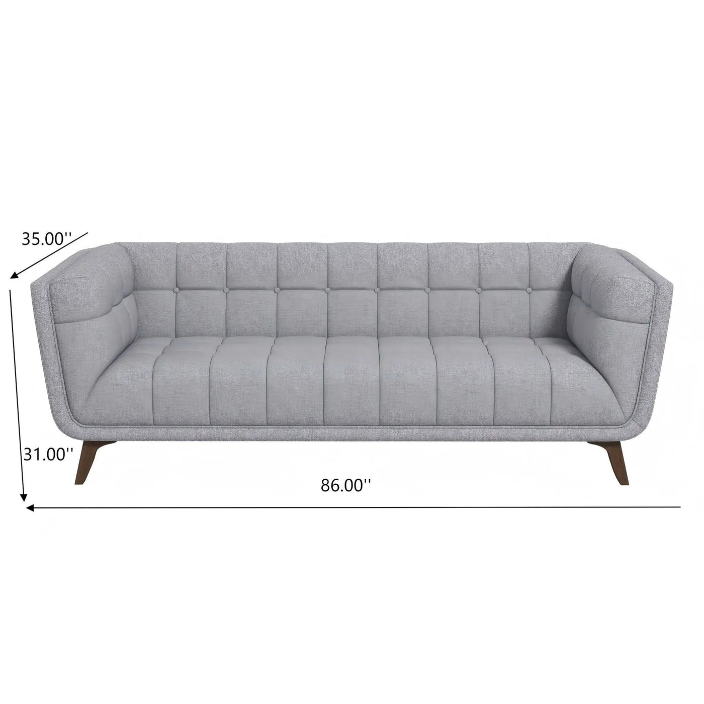 Addison - Mid-Century Modern Design Tufted Sofa by HouseOfZazla