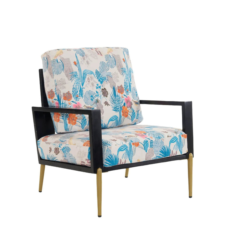 Modern Armchair With Solid Wood Frame by HouseOfZazla