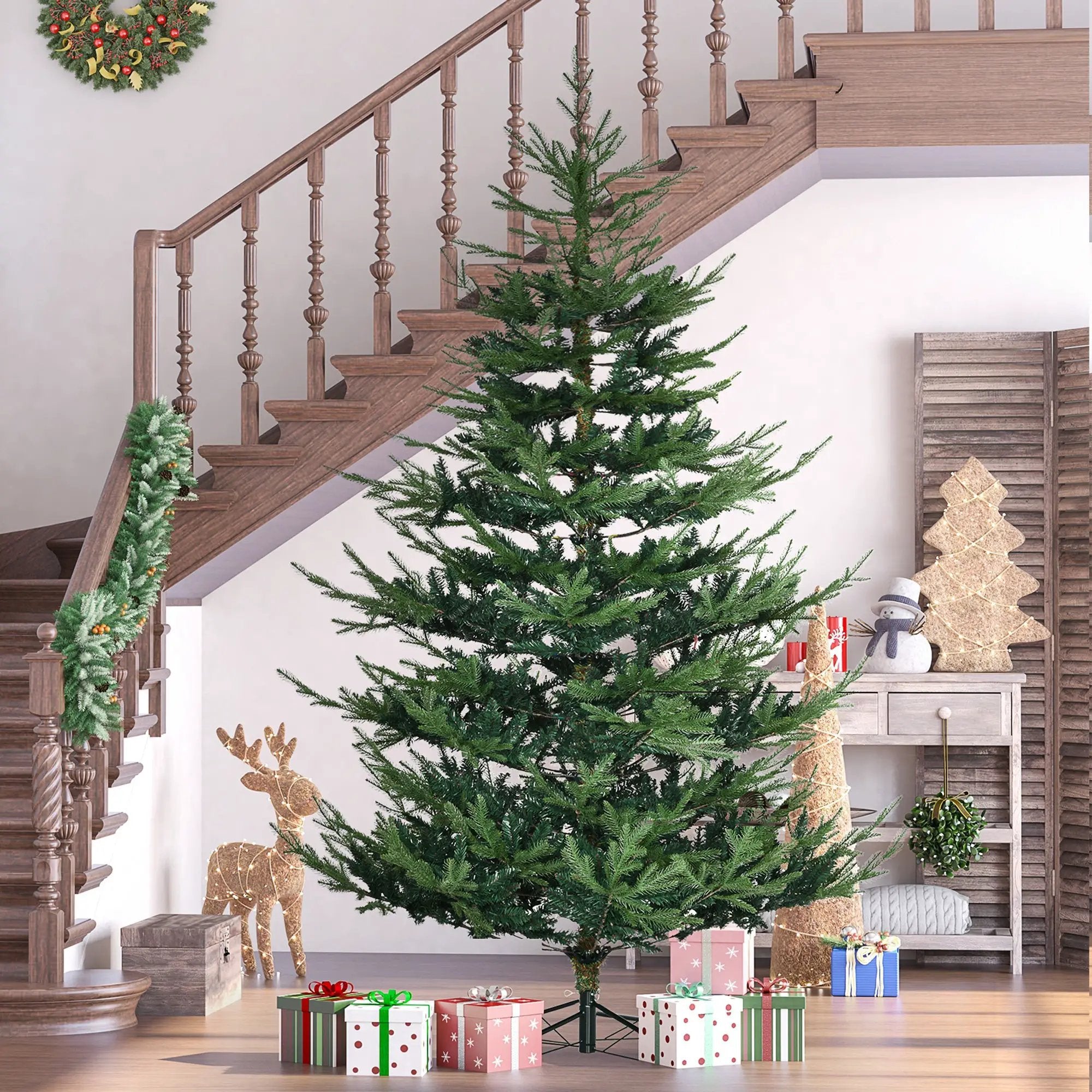 HOMCOM 7.5 Foot Artificial Christmas Tree by HouseOfZazla