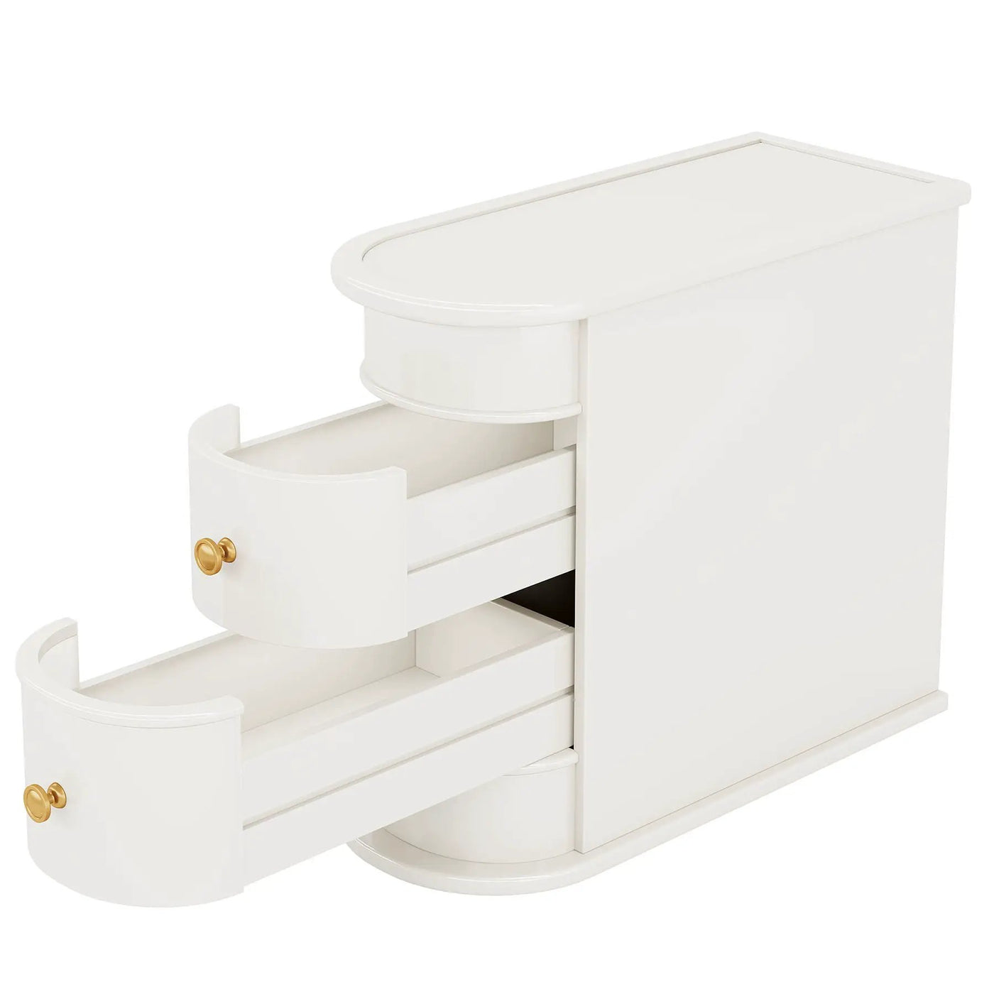 Narrow 2 Drawer End Table by HouseOfZazla
