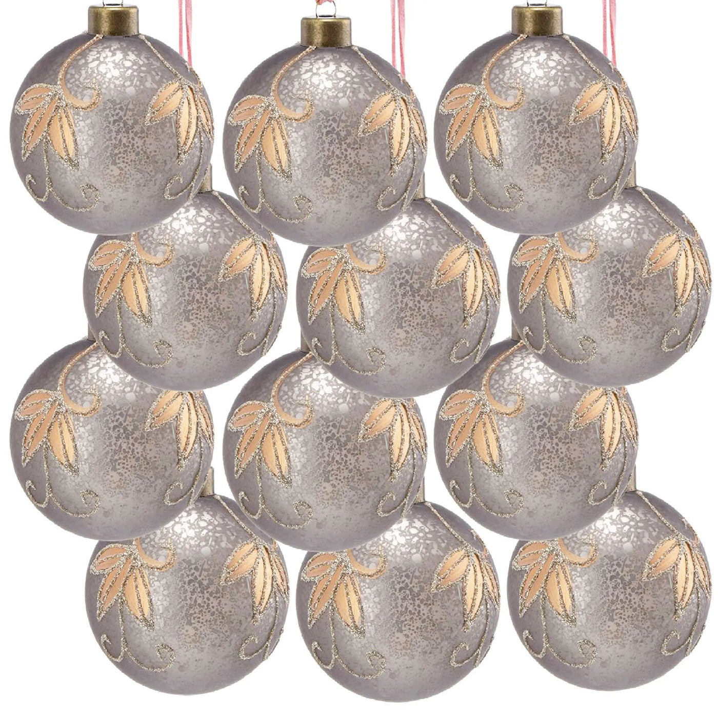 Christmas Ball Ornaments Decorative Hanging Tree Ornaments For Holiday Party Decorations by HouseOfZazla