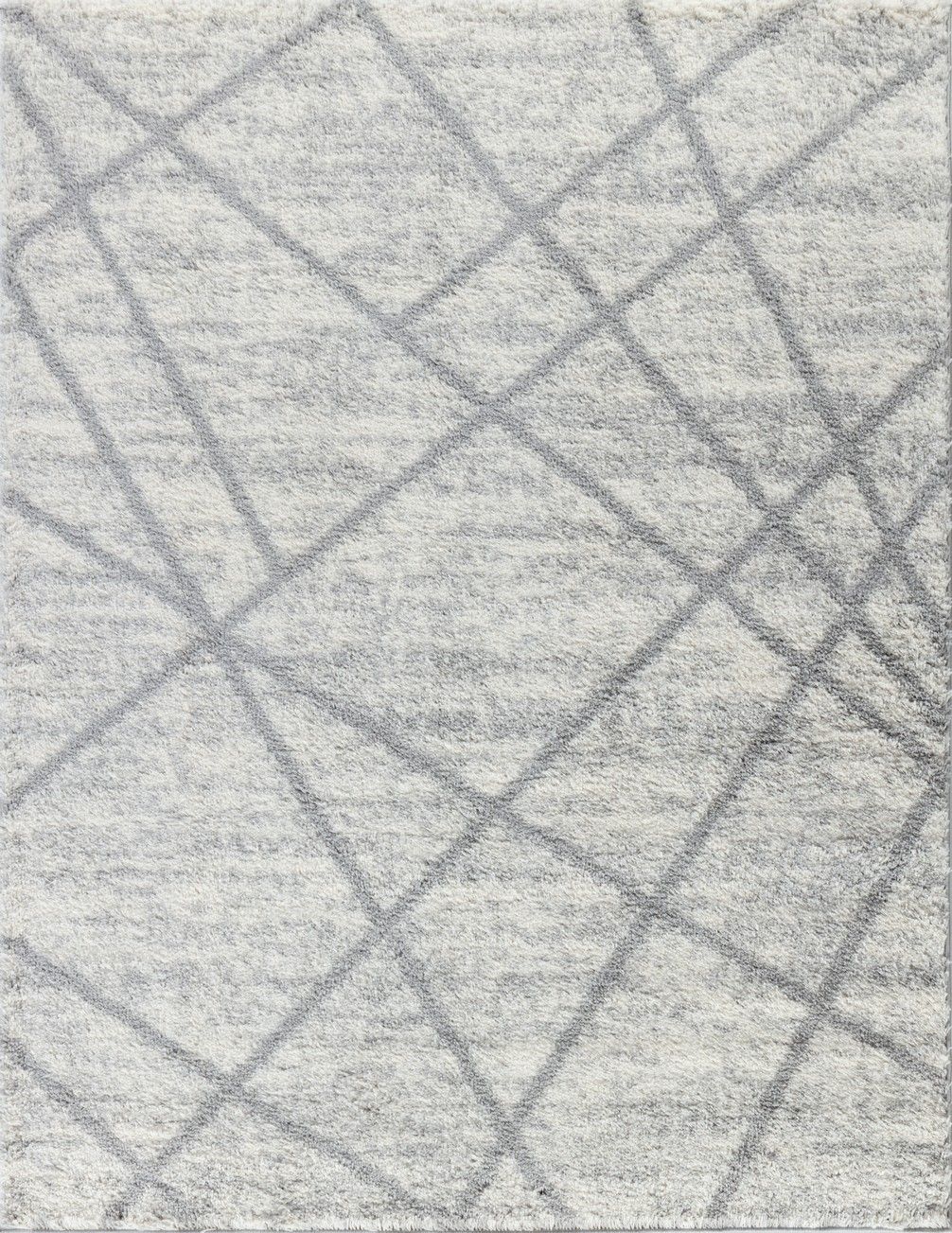Loft Shag - 7'10" X 9'10" Polypropylene, Shaggy Area Rug - Gray by HouseOfZazla