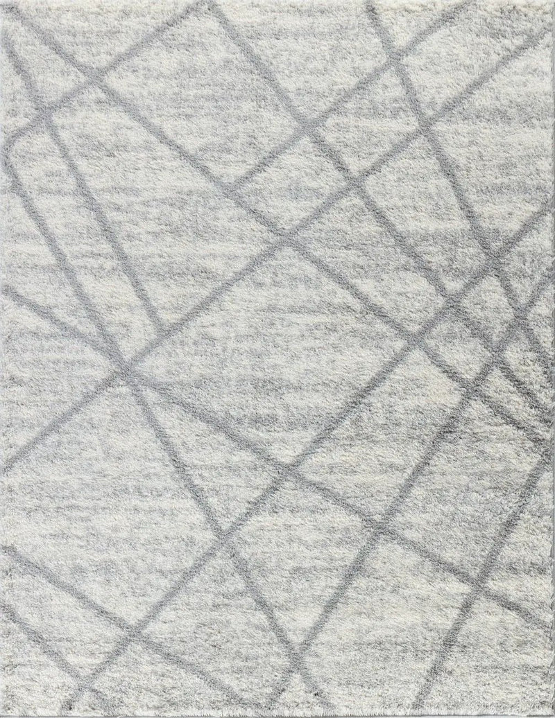 Loft Shag - 5' 3" X 7' Polypropylene, Shaggy Area Rug - Gray by HouseOfZazla