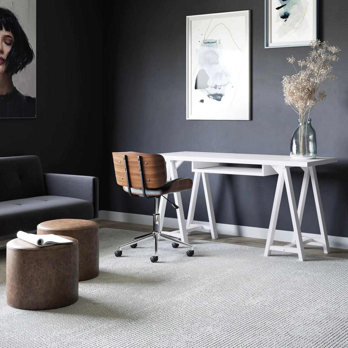 Sawhorse - Handcrafted Desk by HouseOfZazla