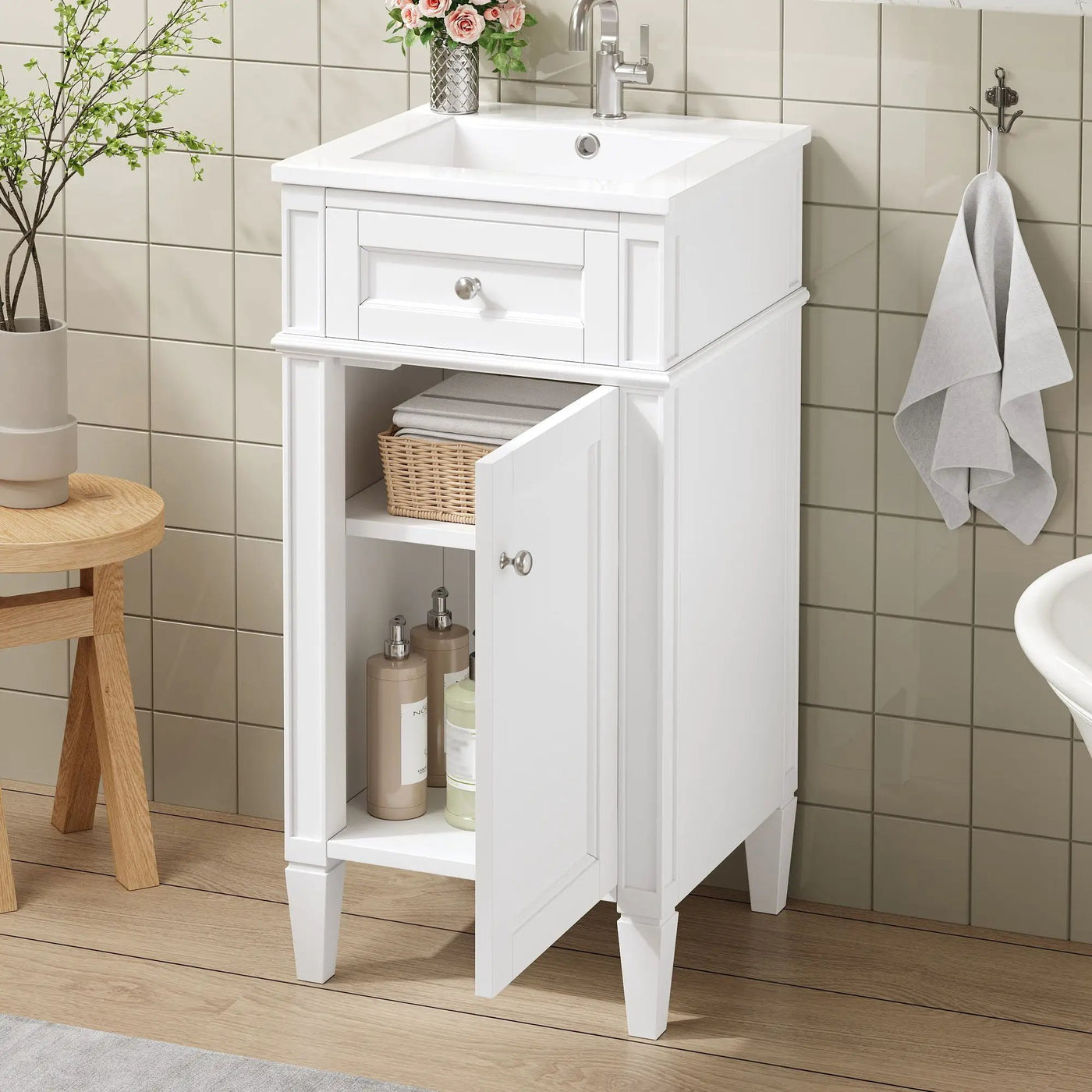 French Style Bathroom Vanity With Sink by Unique Piece Furniture