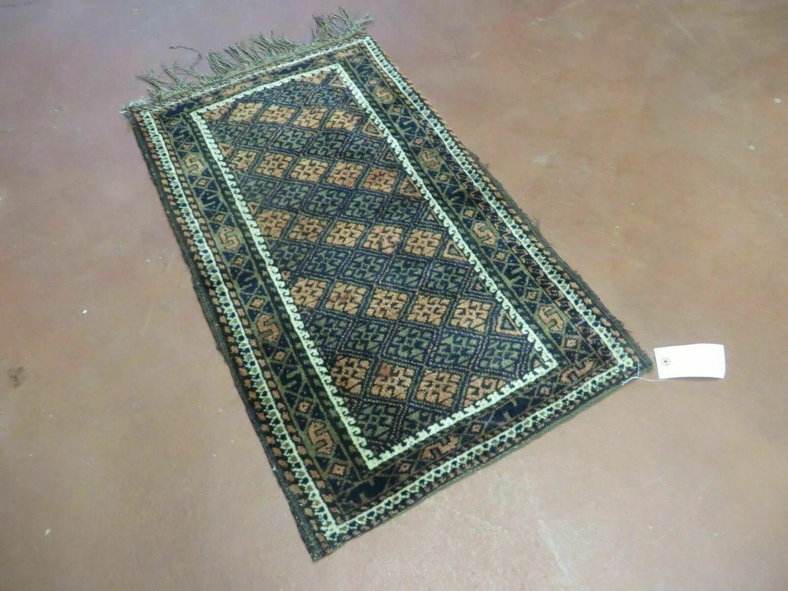 2' X 3' Antique Handmade Pakistani Bokhara Turkoman Balouchi Wool Rug Mat Nice by Jewel Rugs