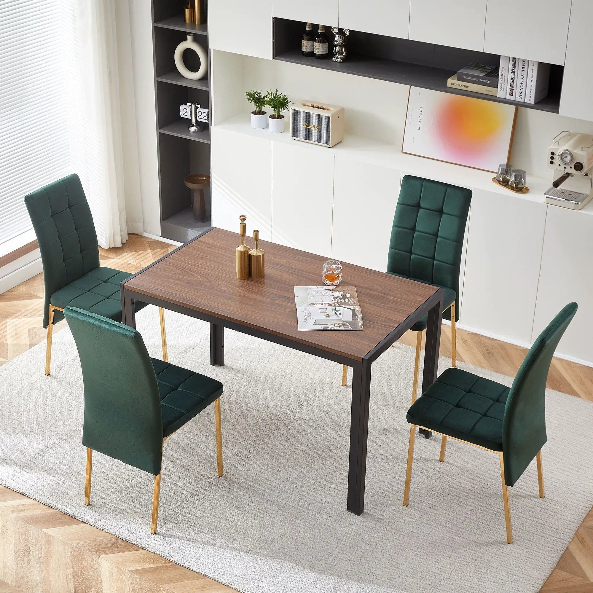 High Back Nordic Dining Chair Modern Chair With Color Legs by Unique Piece Furniture