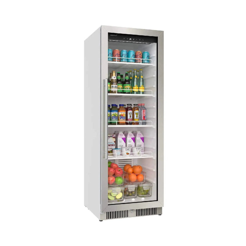 Edgestar 22-Inch 10.1 Cubic Feet Commercial Beverage Merchandiser With Temperature Alarm and Reversible Door [VBM101SS] (SAK45983) by SAKSBY WHOLESALE