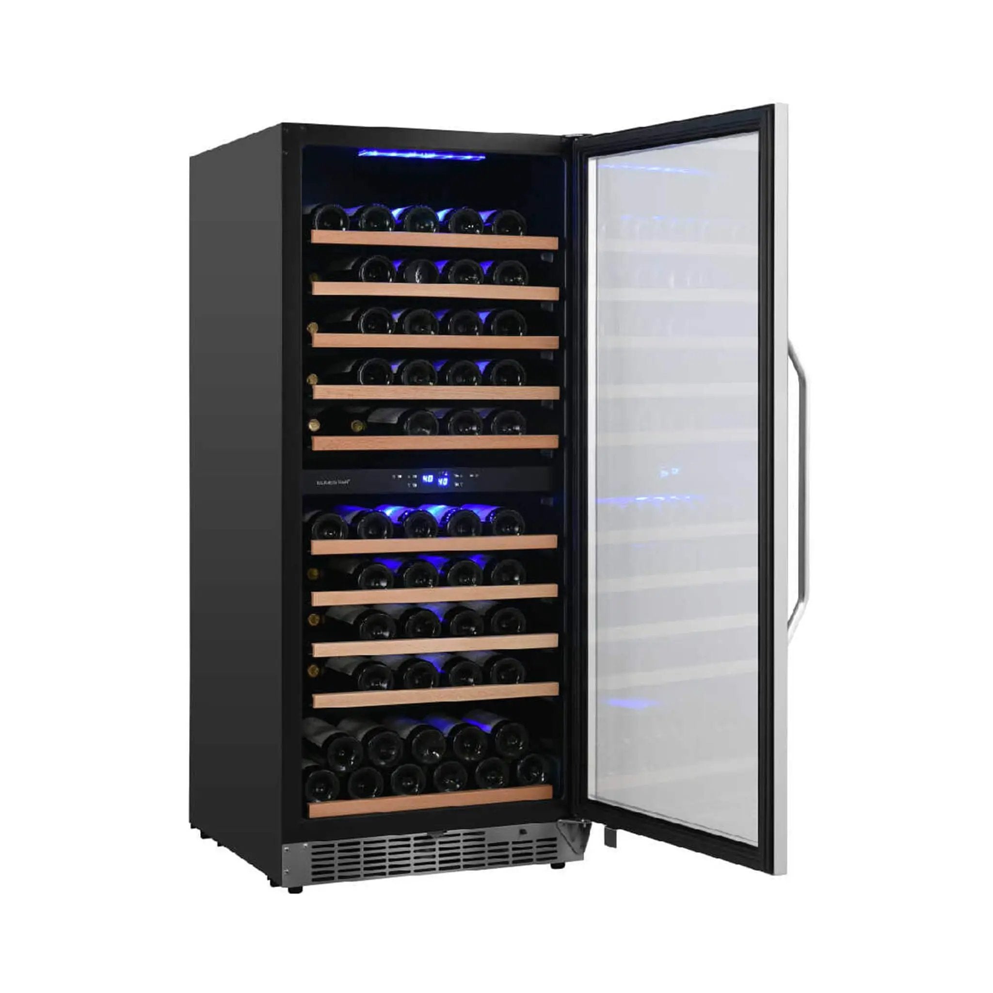 Edgestar Premium 24-Inch 101 Bottle Capacity Built-In Dual Zone Wine Cooler (SAK92835) by SAKSBY WHOLESALE