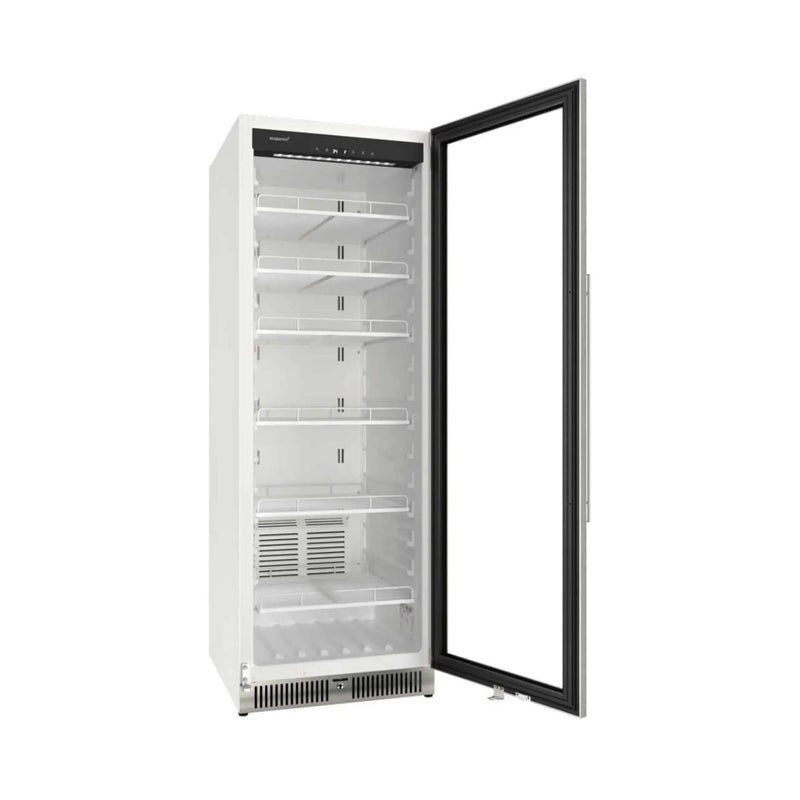 Edgestar 24-Inch 13.7 Cubic Feet Commercial Beverage Merchandiser With Temperature Alarm And Reversible Door [VBM131SS] (SAK62395) by SAKSBY WHOLESALE