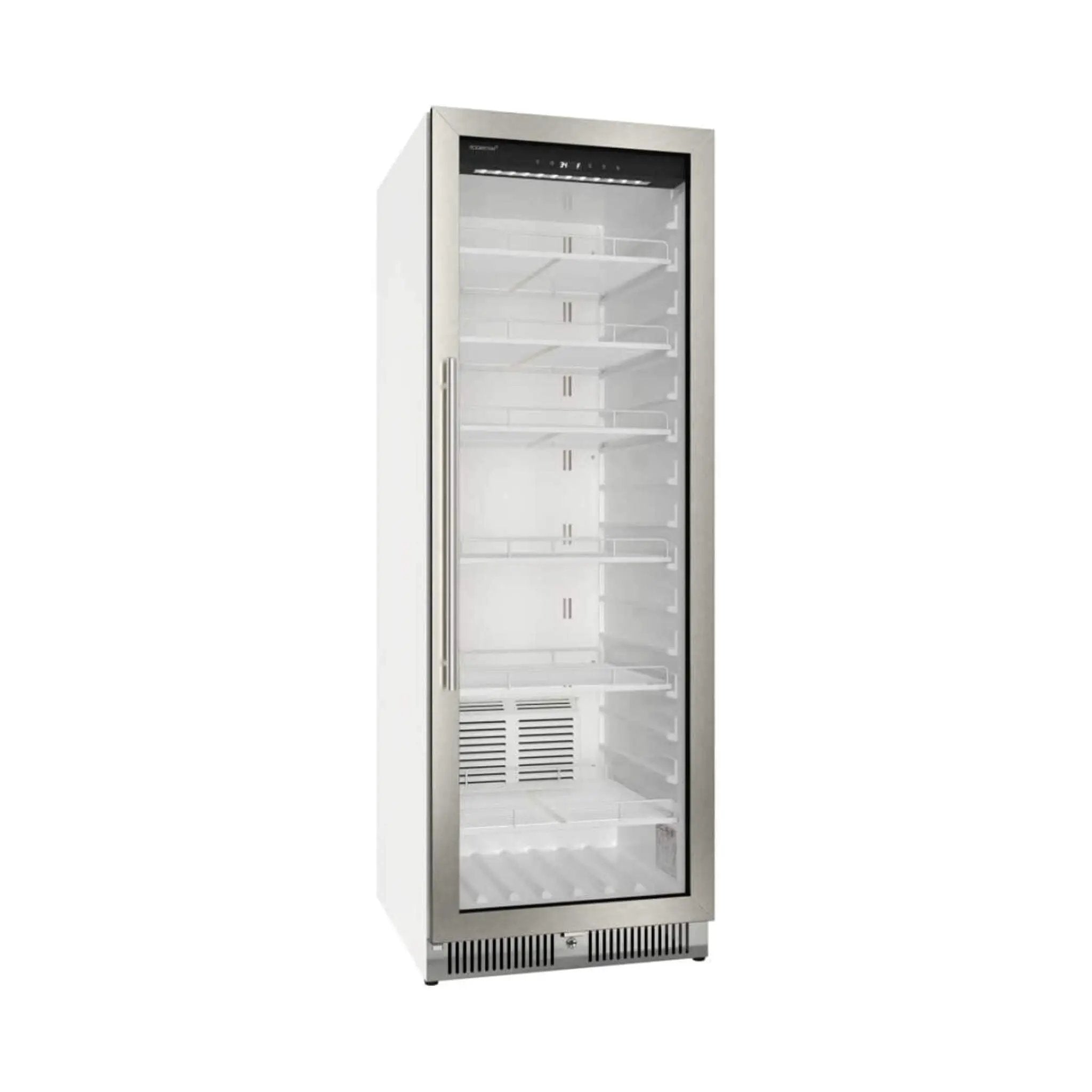 Edgestar 24-Inch 13.7 Cubic Feet Commercial Beverage Merchandiser With Temperature Alarm And Reversible Door [VBM131SS] (SAK62395) by SAKSBY WHOLESALE