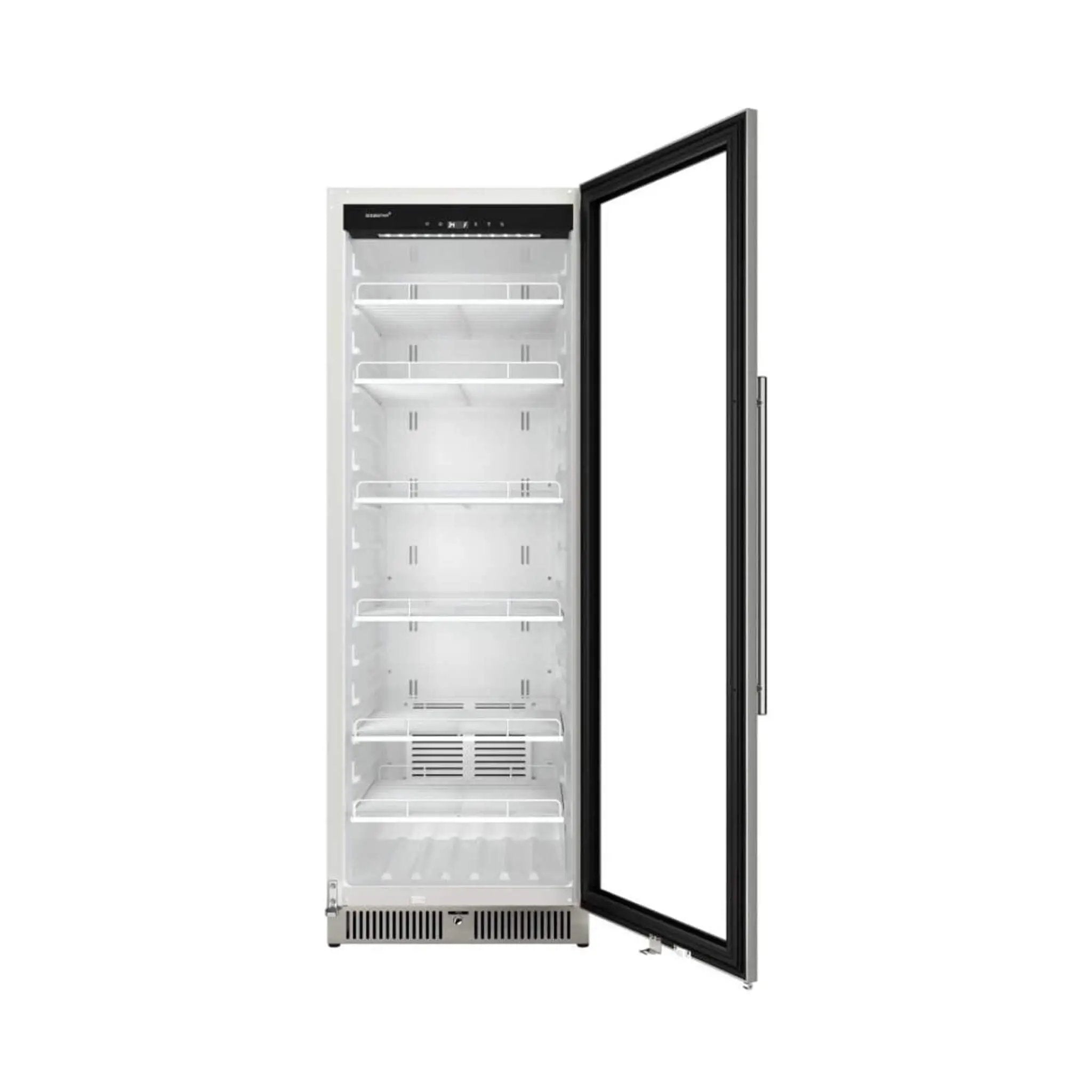 Edgestar 24-Inch 13.7 Cubic Feet Commercial Beverage Merchandiser With Temperature Alarm And Reversible Door [VBM131SS] (SAK62395) by SAKSBY WHOLESALE