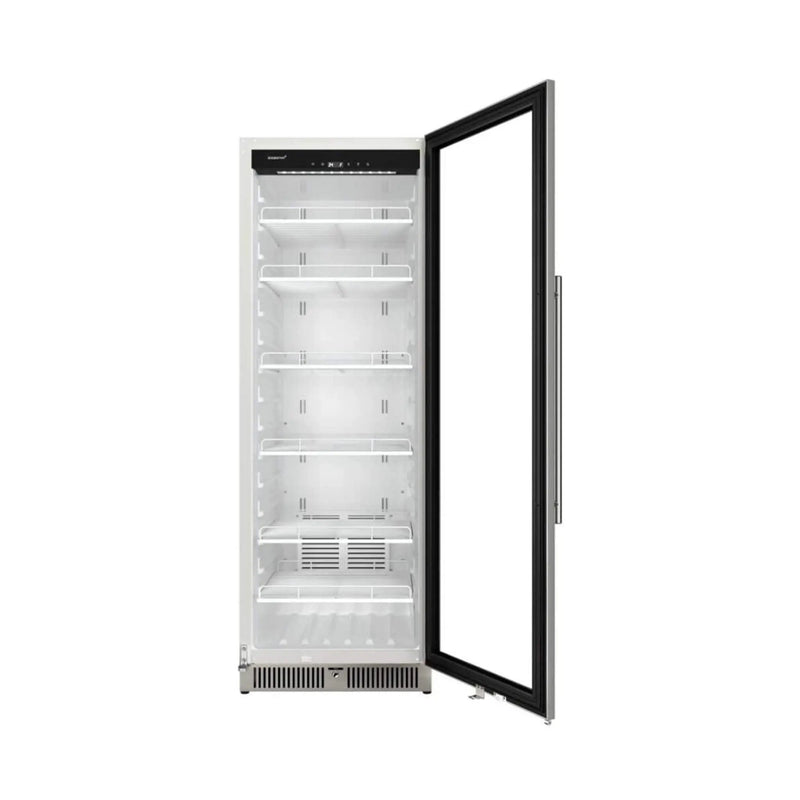 Edgestar 24-Inch 13.7 Cubic Feet Commercial Beverage Merchandiser With Temperature Alarm And Reversible Door [VBM131SS] (SAK62395) by SAKSBY WHOLESALE