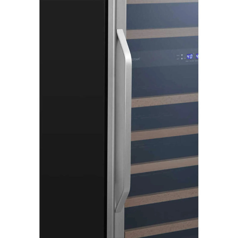 Edgestar 24-Inch 142 Bottle Built-In Dual Zone Double Door Wine Cooler With Door Lock [CWR1553DD] (SAK30742) by SAKSBY WHOLESALE