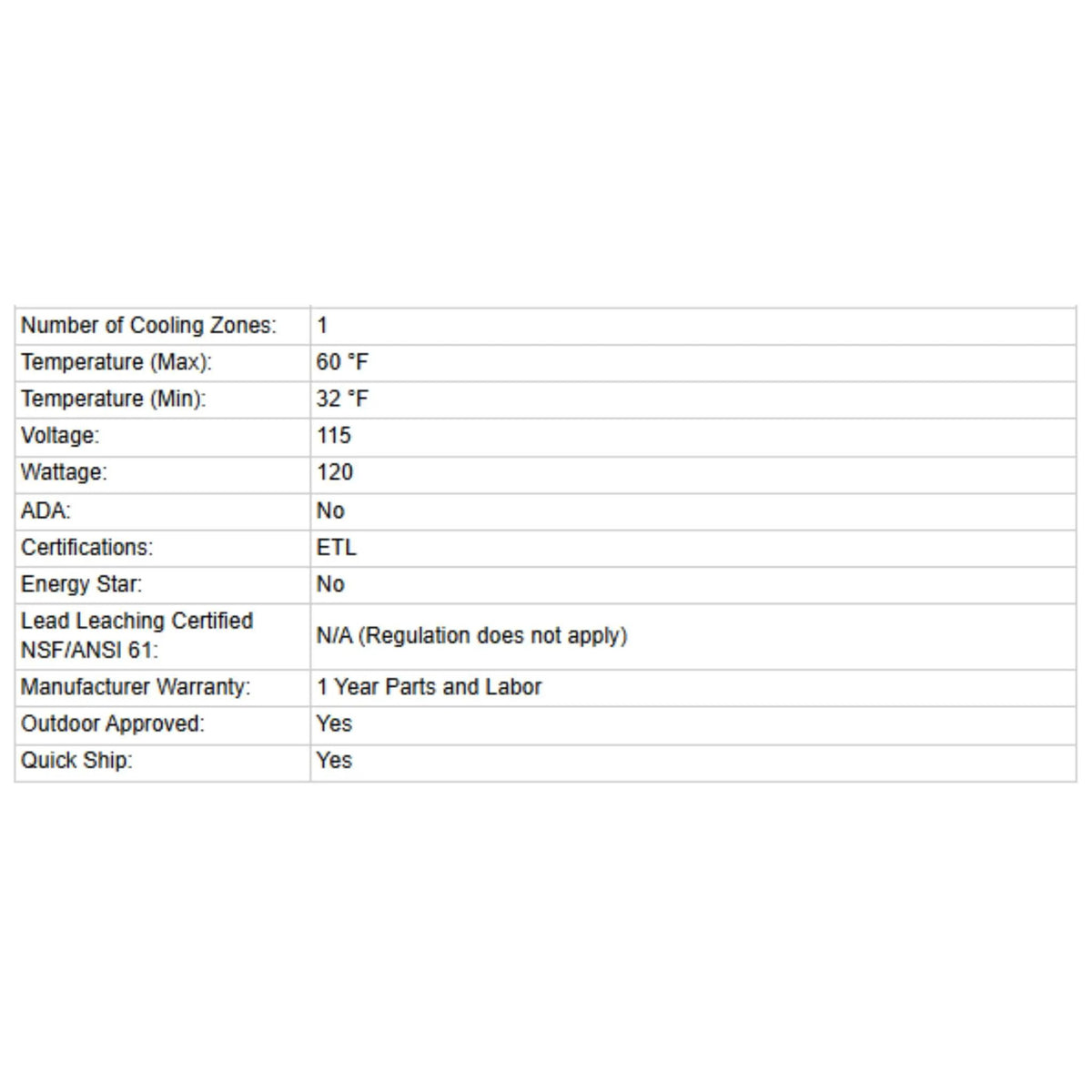 Edgestar 24-Inch Outdoor Kegerator Conversion Refrigerator With Forced Air Refrigeration [BR7001SSOD] (SAK17462) by SAKSBY WHOLESALE