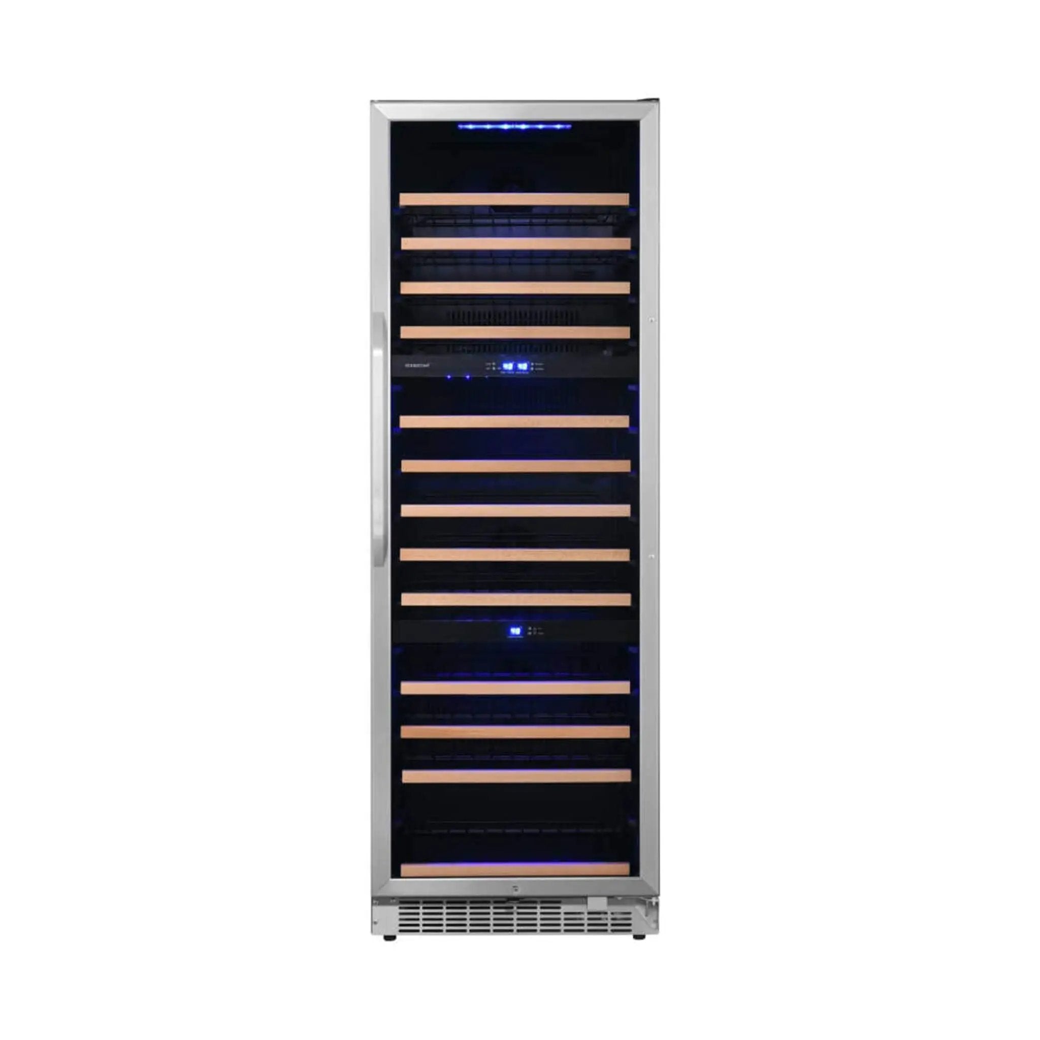 Edgestar 24-Inch Wide 131 Bottle Capacity Built-In Triple Zone Wine Cooler (SAK65891) by SAKSBY WHOLESALE