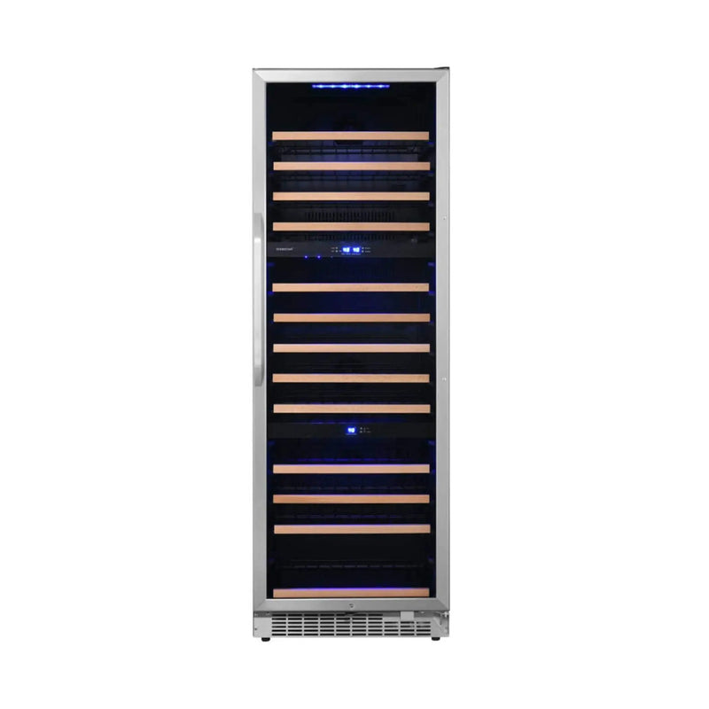 Edgestar 24-Inch Wide 131 Bottle Capacity Built-In Triple Zone Wine Cooler (SAK65891) by SAKSBY WHOLESALE