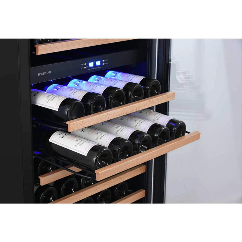 Edgestar 24-Inch Wide 131 Bottle Capacity Built-In Triple Zone Wine Cooler (SAK65891) by SAKSBY WHOLESALE