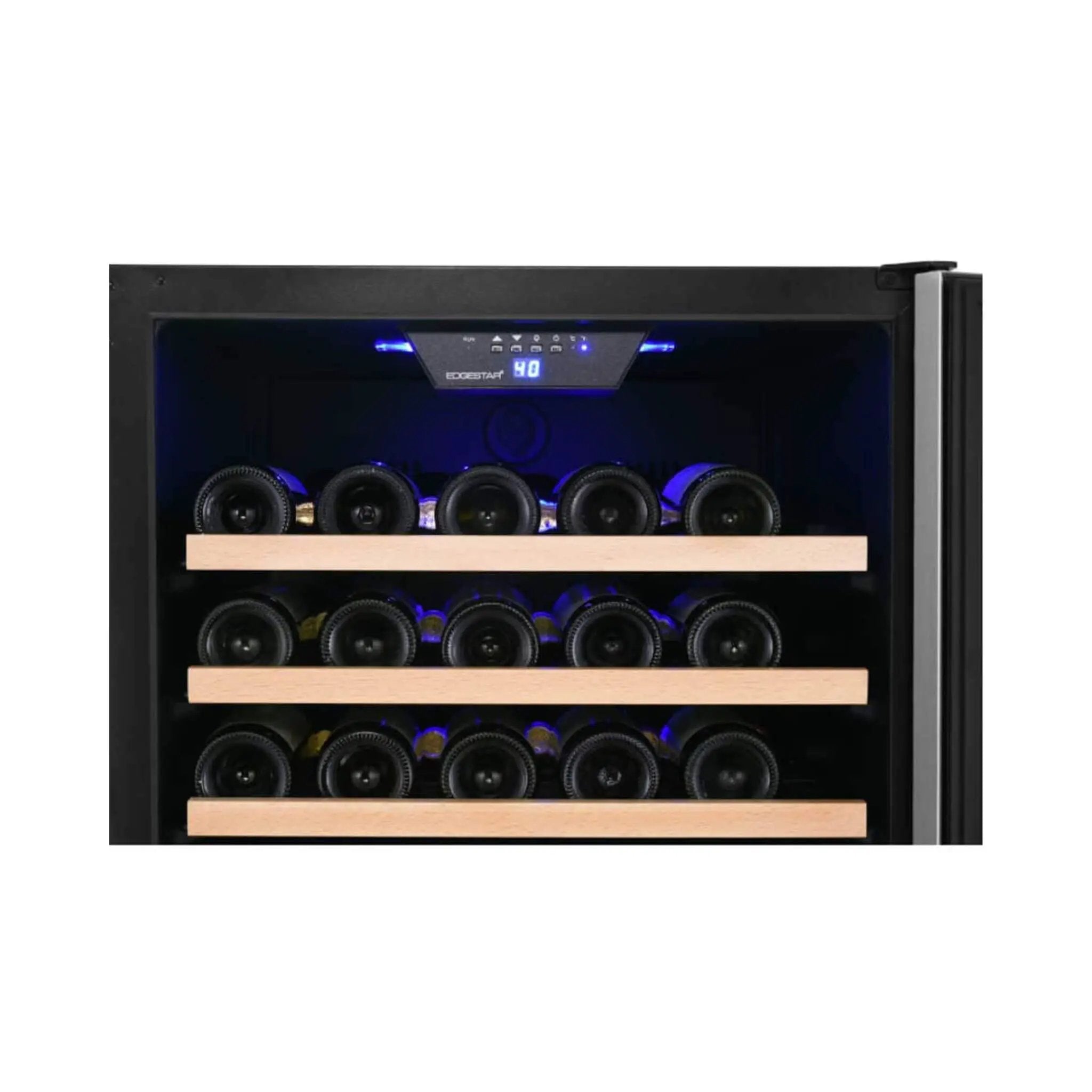 Edgestar 24-Inch Wide 151 Bottle Capacity Freestanding Single Zone Wine Cooler With Even Cooling Technology (SAK30756) by SAKSBY WHOLESALE