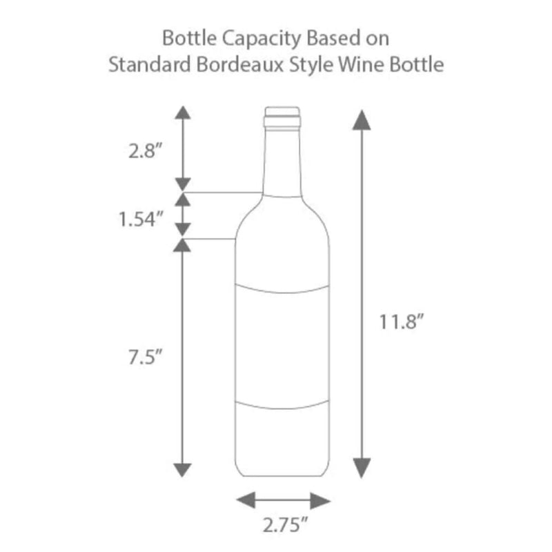 Edgestar 30-Inch Wide 56 Bottle Capacity Built-In French Door Wine Cooler With Door Locks [CWR5631FD] (SAK56381) by SAKSBY WHOLESALE