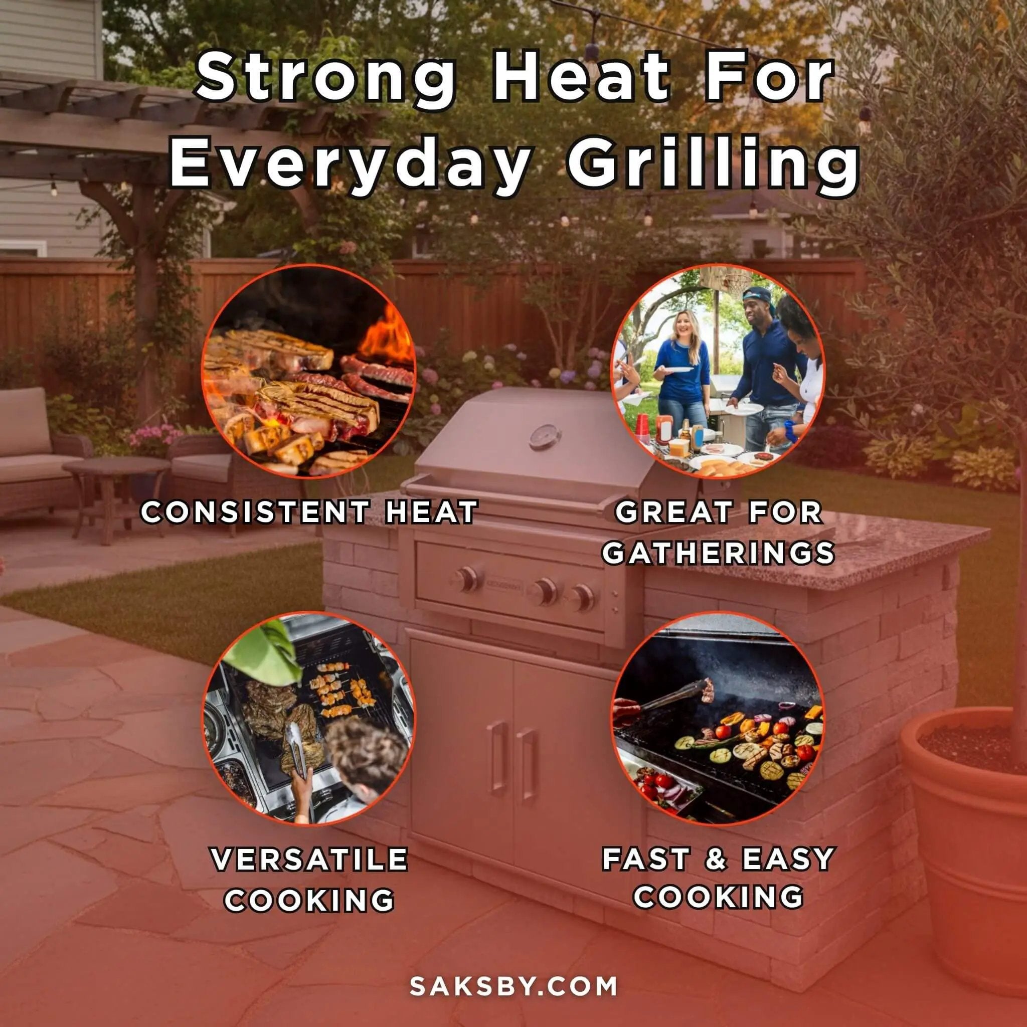 Edgestar 60K BTU 30-Inch Built-In Grill Kit With Insulated Jacket And Double Access Doors [GRL300IBKIT] (SAK82568) by SAKSBY WHOLESALE