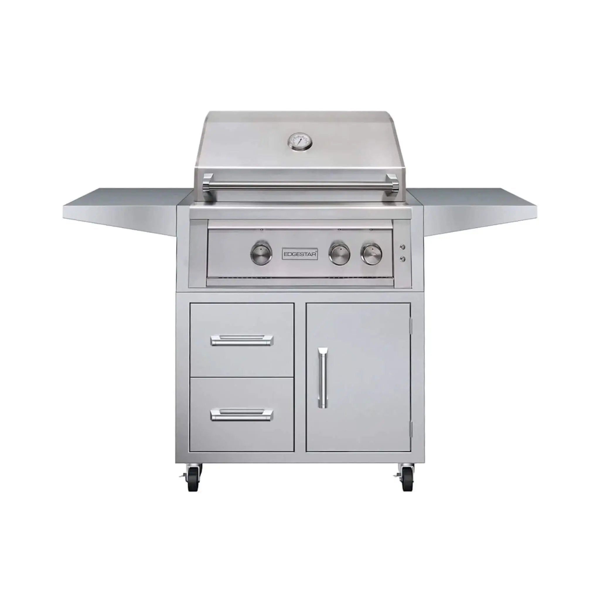Edgestar 60K BTU 30-Inch Freestanding LED Lighting Grill And Cart With Rotisserie (SAK63985) by SAKSBY WHOLESALE