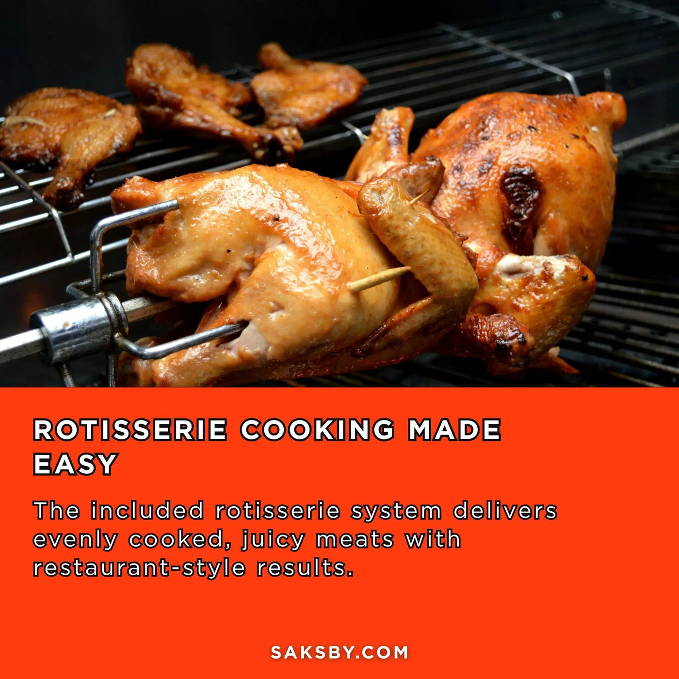 Edgestar 60K BTU 30-Inch Outdoor Built-In Grill With Rotisserie And LED Lighting (SAK52871) by SAKSBY WHOLESALE