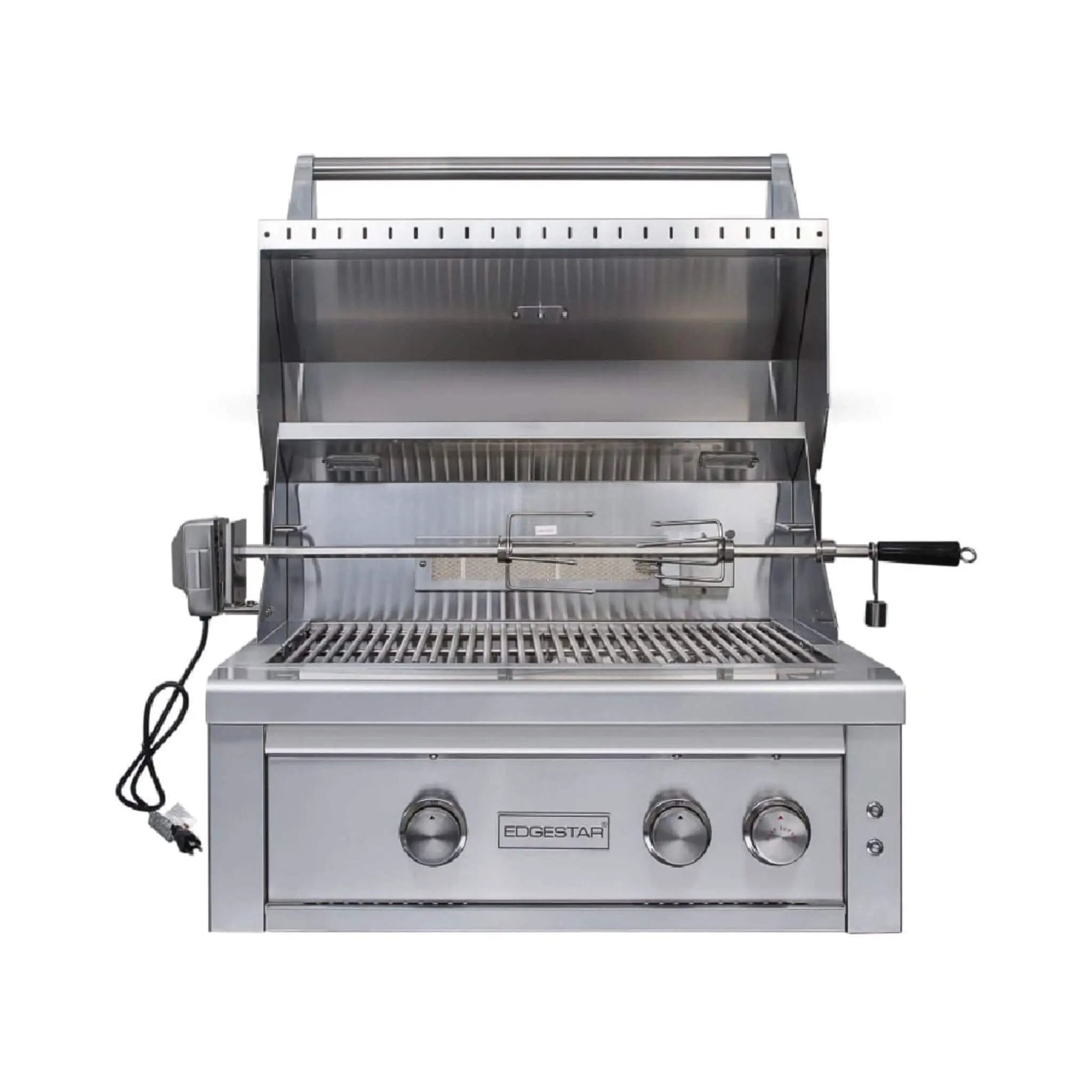 Edgestar 60K BTU 30-Inch Freestanding LED Lighting Grill And Cart With Rotisserie (SAK63985) by SAKSBY WHOLESALE