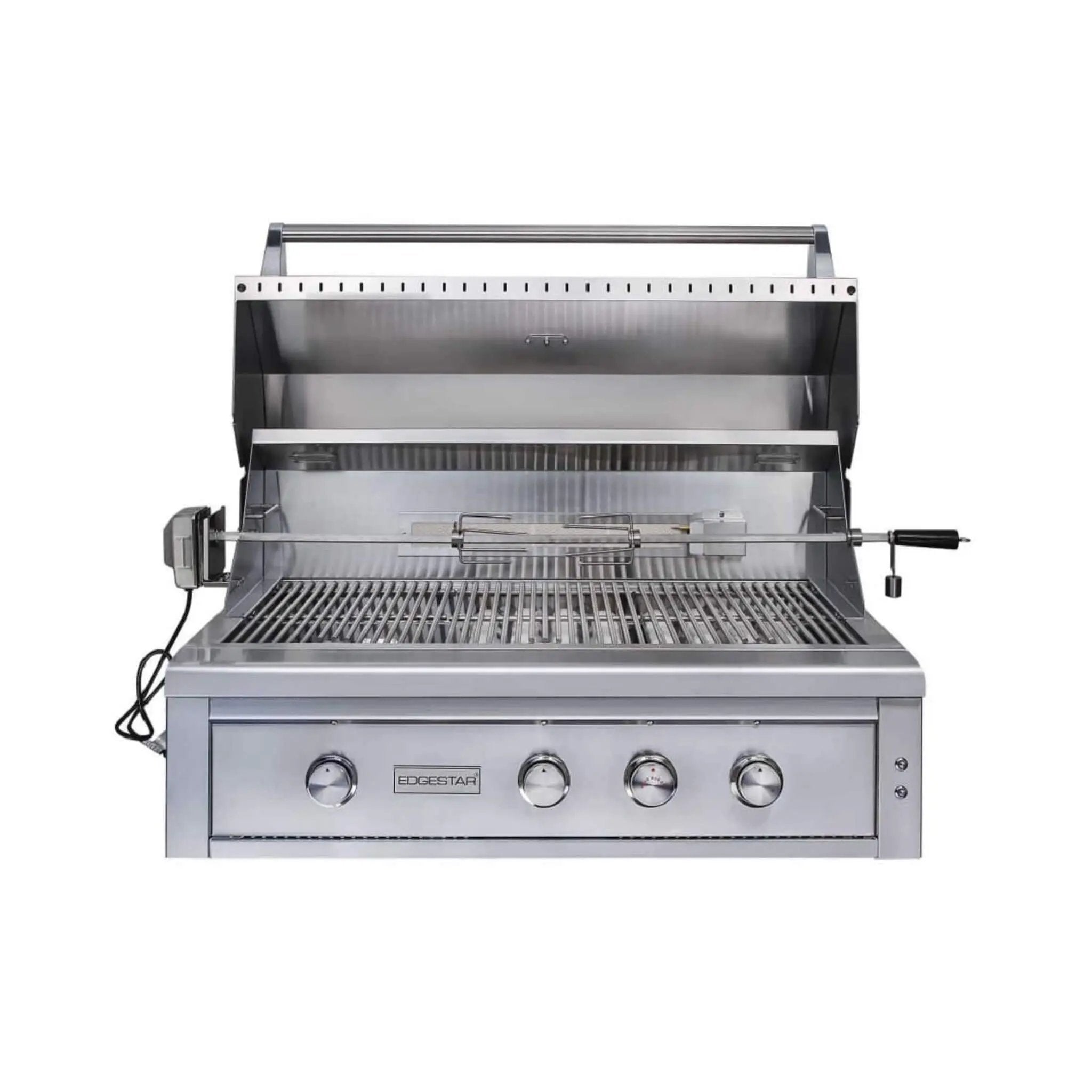 Edgestar 89K BTU 42-Inch Freestanding Grill And Cart With Rotisserie And Lighted Knobs [GRL420FS] (SAK56935) by SAKSBY WHOLESALE
