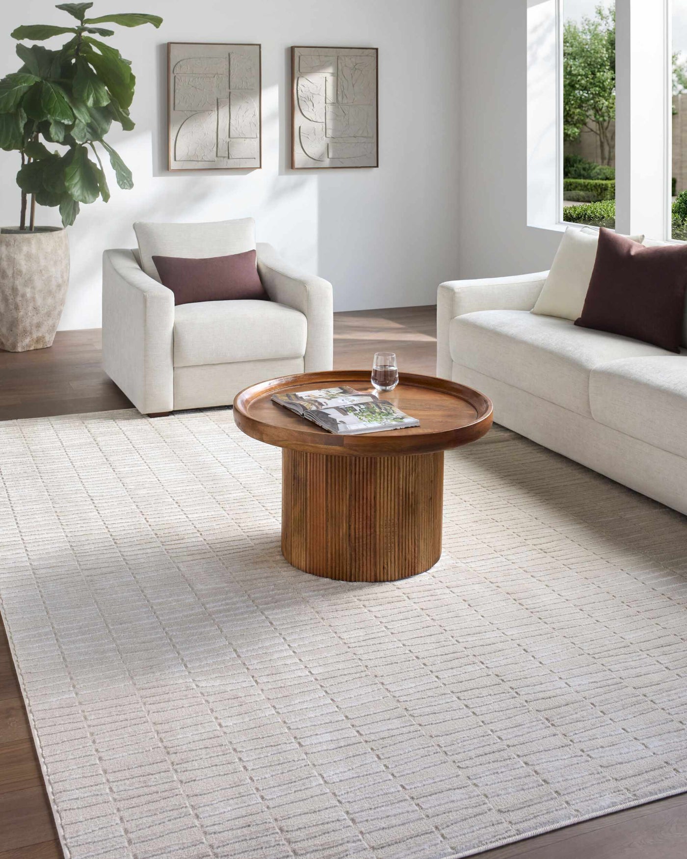 Grenelle Machine Woven Elle Decor x LIVABLISS EDGN-2301 Area Rug by Boutique Rugs