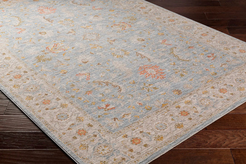 Edie Taupe Thick Luxe Oushak Rug by Boutique Rugs