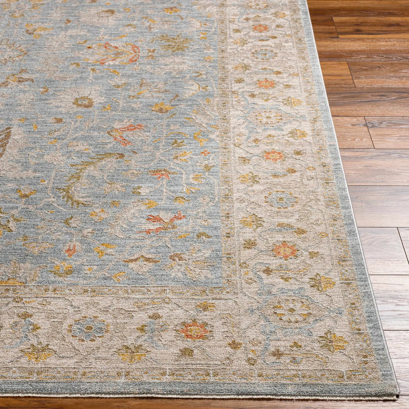Edie Taupe Thick Luxe Oushak Rug by Boutique Rugs