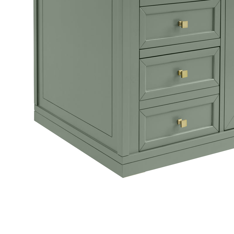 James Martin Chicago 60" Double Vanity Cabinet, Smokey Celadon by James Martin