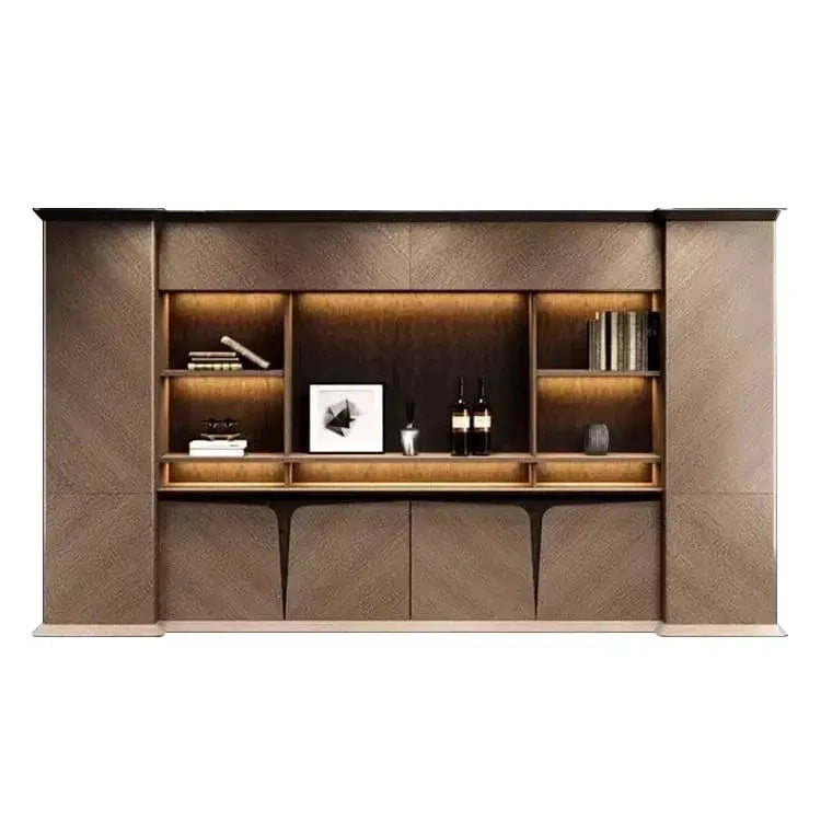 Brandy · Office Shelves w/ Integrated Lighting & Storage by Arc Grove