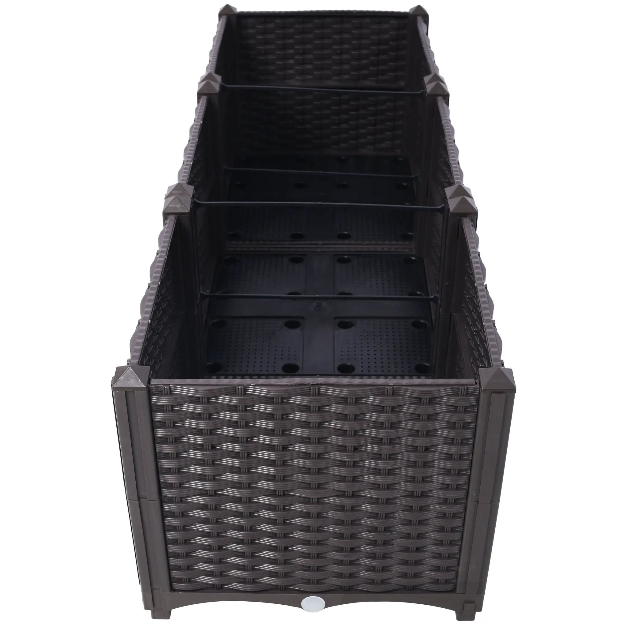 Deep Raised Garden Bed Plastic Planter Boxes by HouseOfZazla