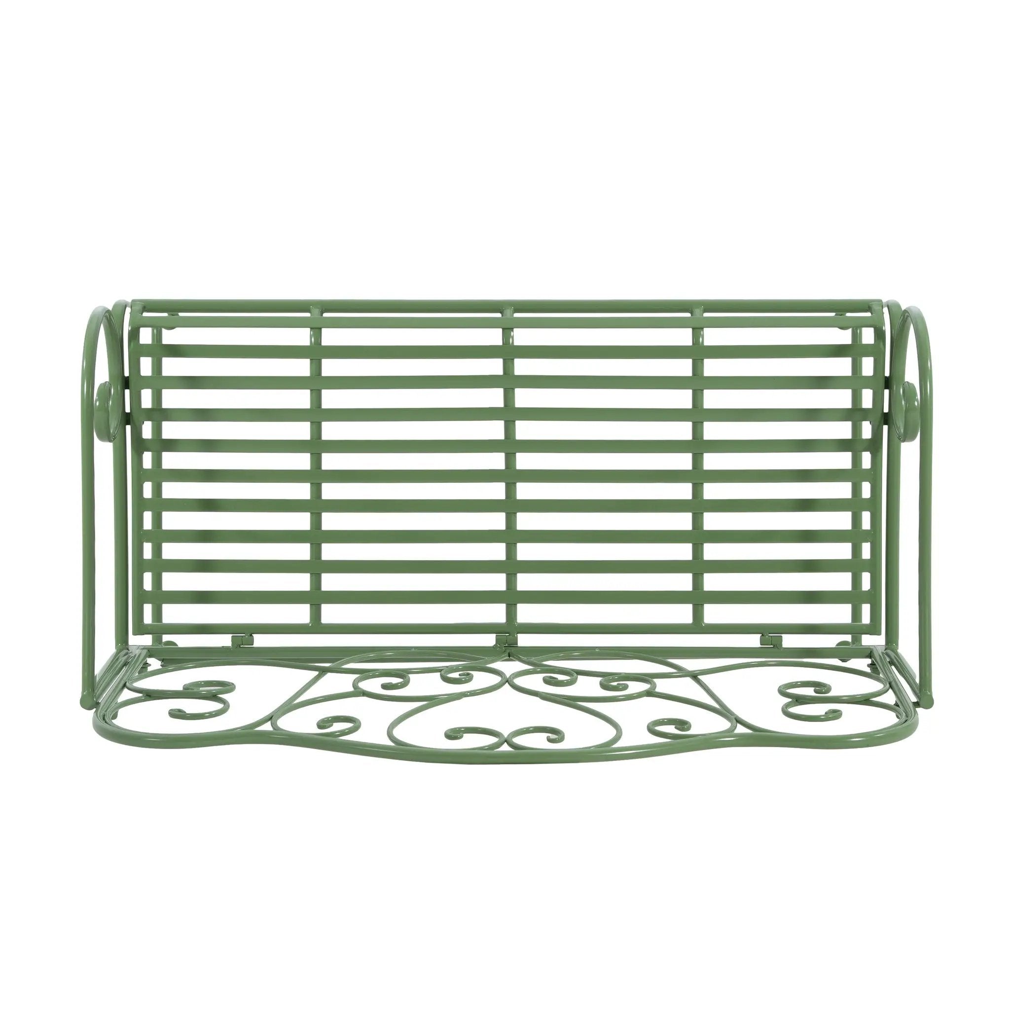 Sunnydaze Outdoor Garden Bench - Green by HouseOfZazla
