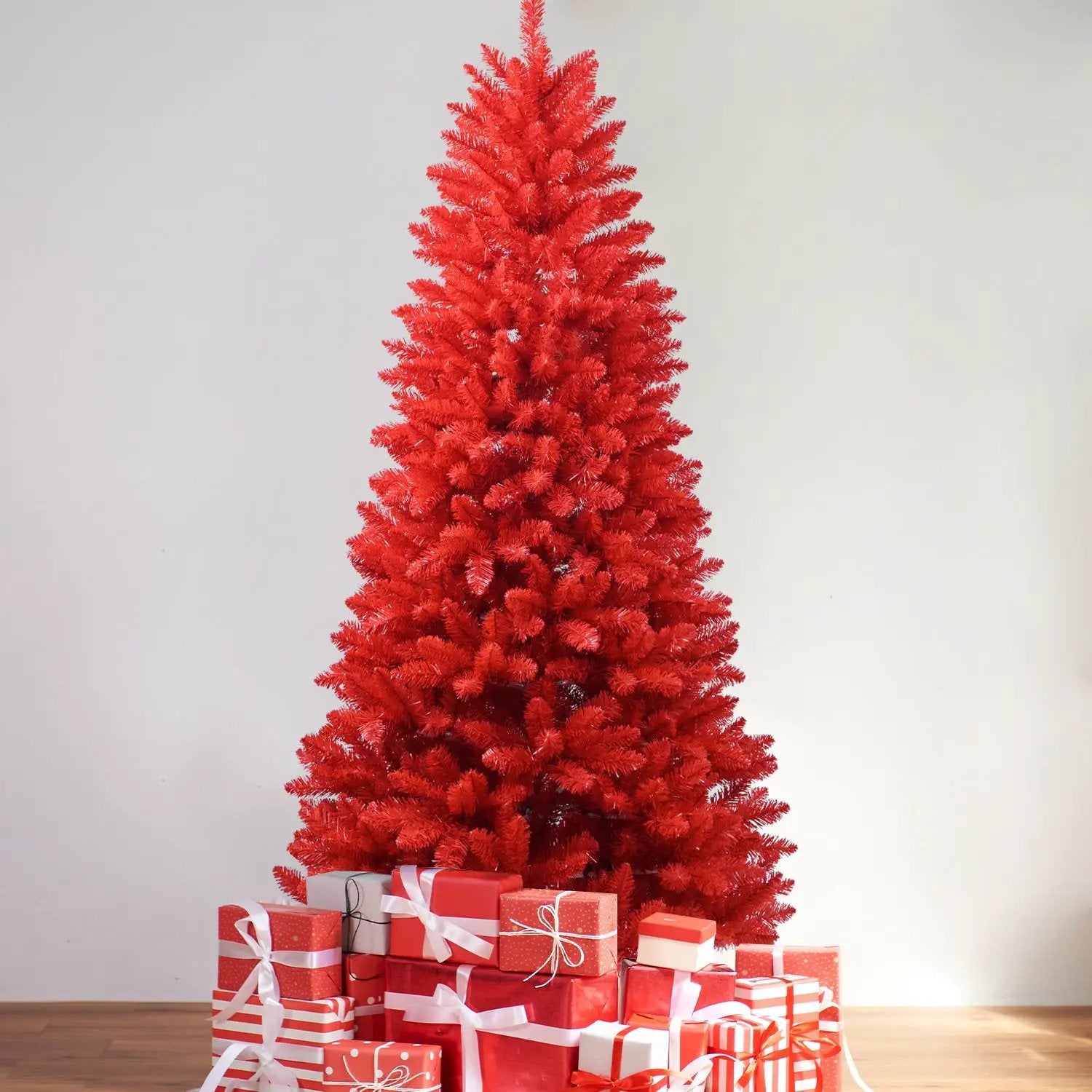7FT Red Christmas Tree by HouseOfZazla