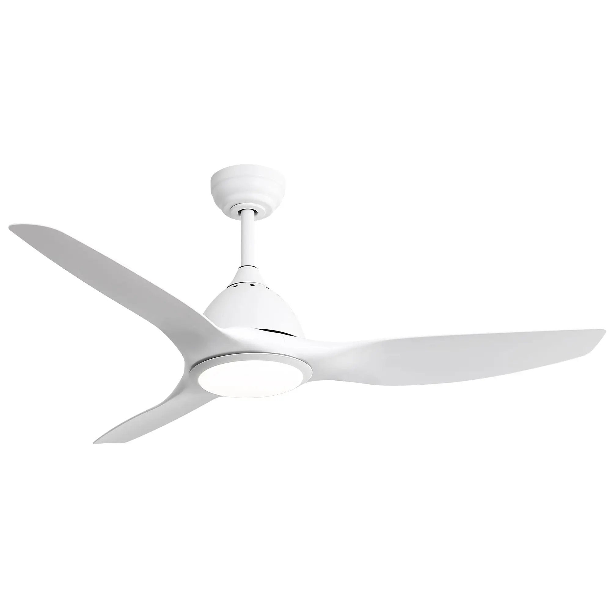 Bredoom Ceiling Fan With Remote Control And LED Light, Blades, Reversible DC Motor For Indoor / Outdoor Use by Unique Piece Furniture